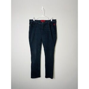 TRIPP‎ NYC Solid Black Denim Jeans GOTH GRUNGE PUNK  Size 16 R Dark Emo Academia